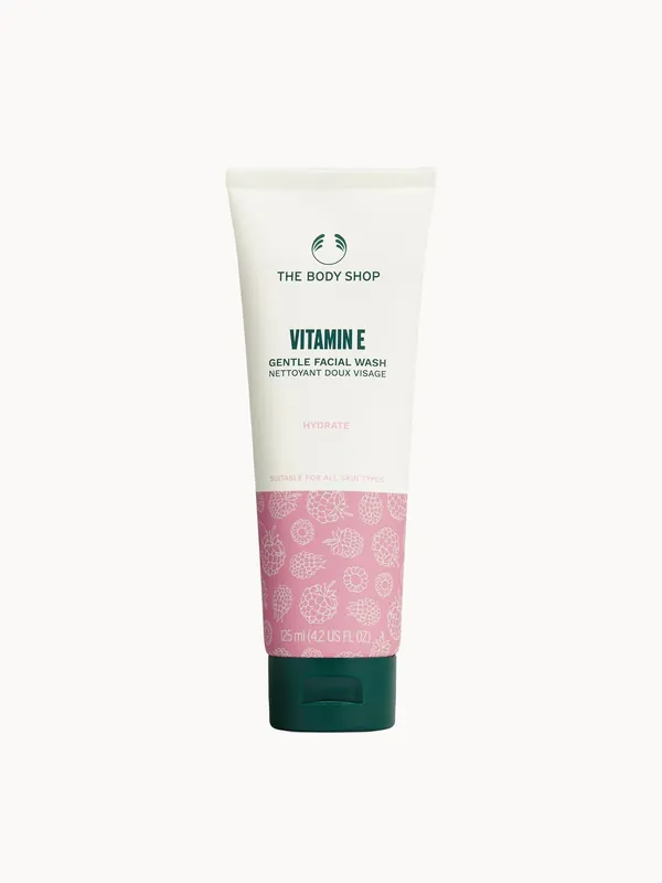 The Body Shop Vitamin E Face Wash 125ml - lookfantastic Beauty Box