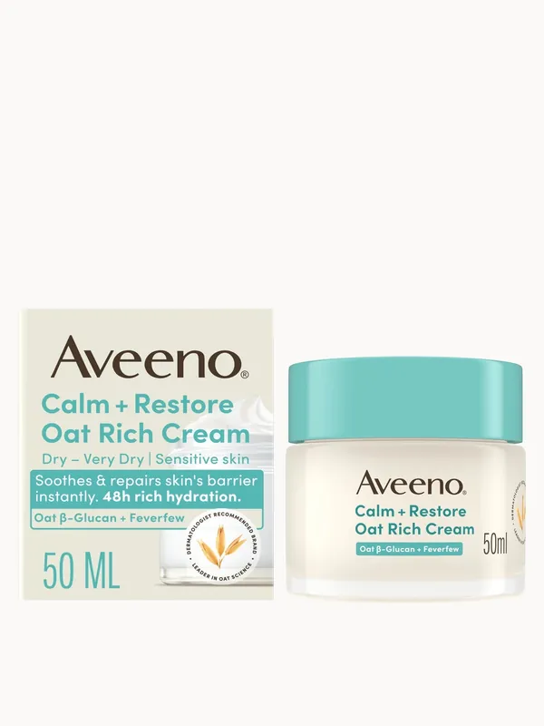 Aveeno Calm + Restore Oat Rich Cream 50ml - La Roche-Posay