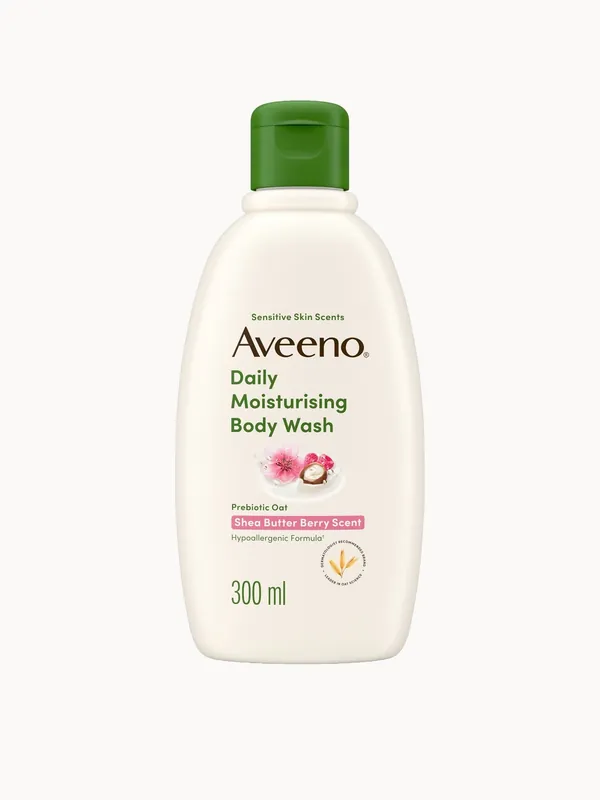 Aveeno Daily Moisturising Body Wash Shea Berry 300ml