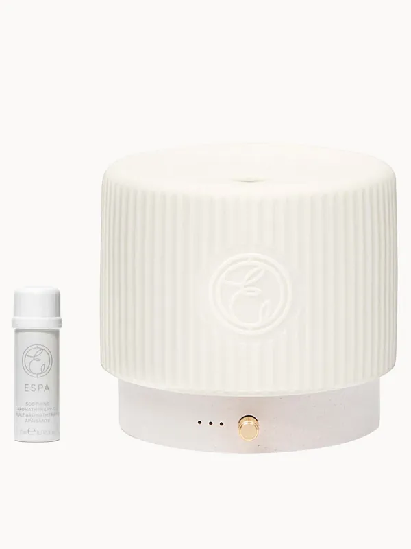 ESPA Wellness Aromatherapy Diffuser and Soothing Oil Bundle - brushworks
