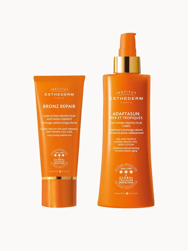 Institut Esthederm Tan Enhancing Suncare Face & Body Duo - lookfantastic Beauty Box
