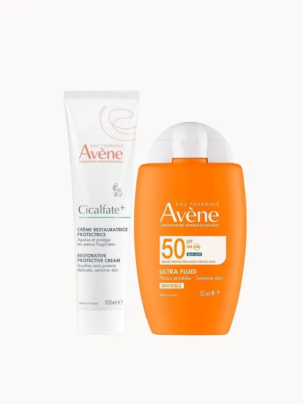 Avène Skin Barrier Care & SPF 50 Bundle For Sensitive Skin - La Roche-Posay