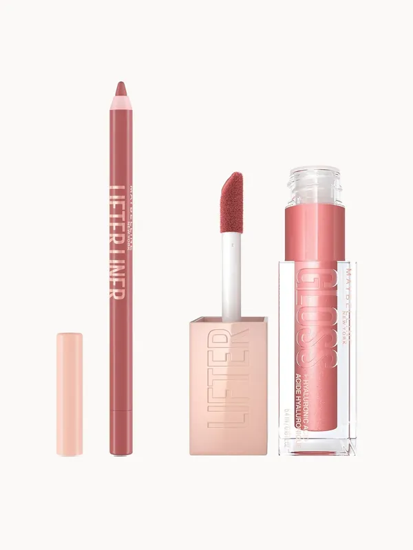 Maybelline Lifter Liner & Gloss Lip Kit (Various Shades) - Too Faced