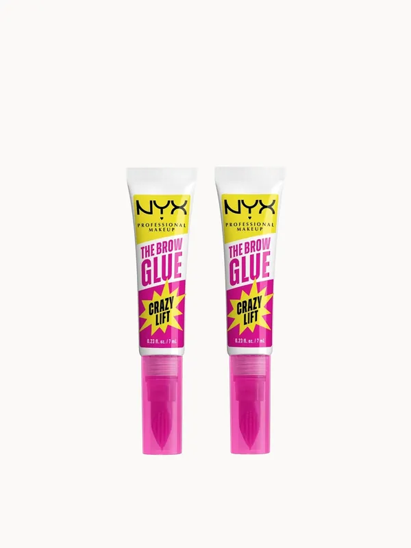 NYX Professional Makeup The Brow Glue Crazy Lift Duo - lookfantastic Beauty Box
