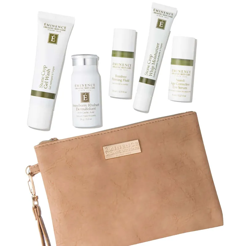 Eminence Organic Skin Care Must Have Minis Gift Set 5 piece - EltaMD