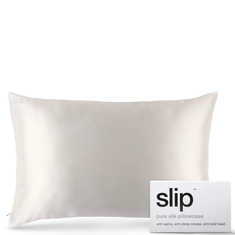 Slip Silk Pillowcase - Queen - White