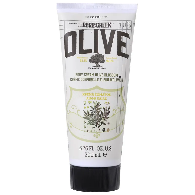 KORRES Pure Greek Olive Body Cream Olive Blossom 200ml - Kate Somerville