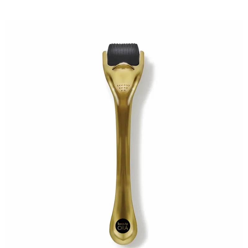 Beauty ORA Deluxe Microneedle Dermal Roller System 0.25mm - Gold/Black (1 piece)