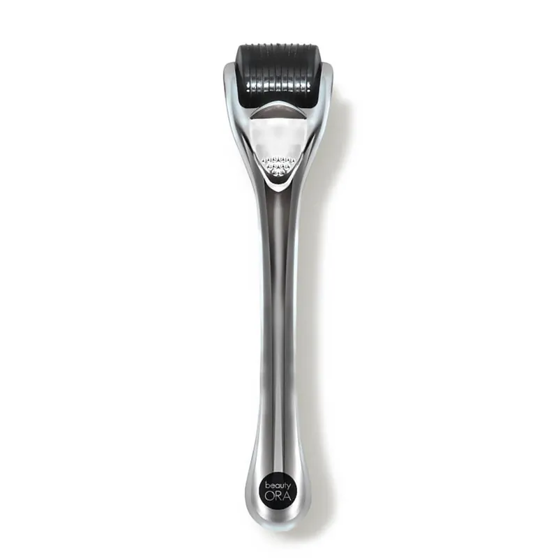 Beauty ORA Deluxe Microneedle Dermal Roller System 0.25mm - Silver/Black (1 piece)