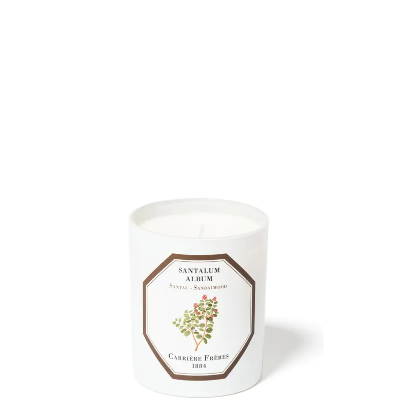 Carrière Frères Scented Candle Sandalwood - Santalum Album - 6.5 oz