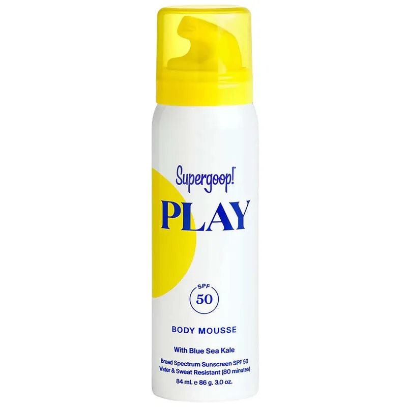 Supergoop!® PLAY Body Mousse SPF 50 with Blue Sea Kale 3 oz. - SkinCeuticals