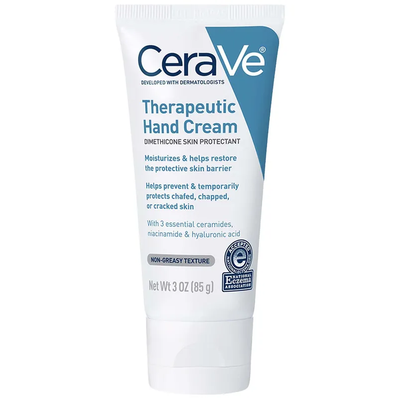CeraVe Therapeutic Hand Cream for Dry Cracked Hands (3 fl. oz.) - La Roche-Posay
