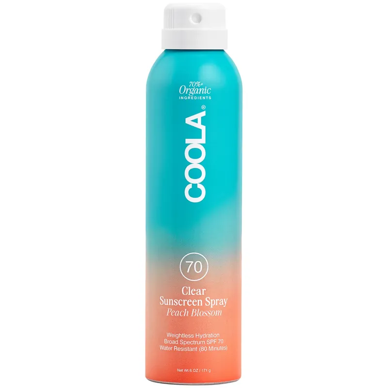 COOLA Classic Body Organic Sunscreen Peach Blossom Spray SPF 70 6 oz - SkinCeuticals