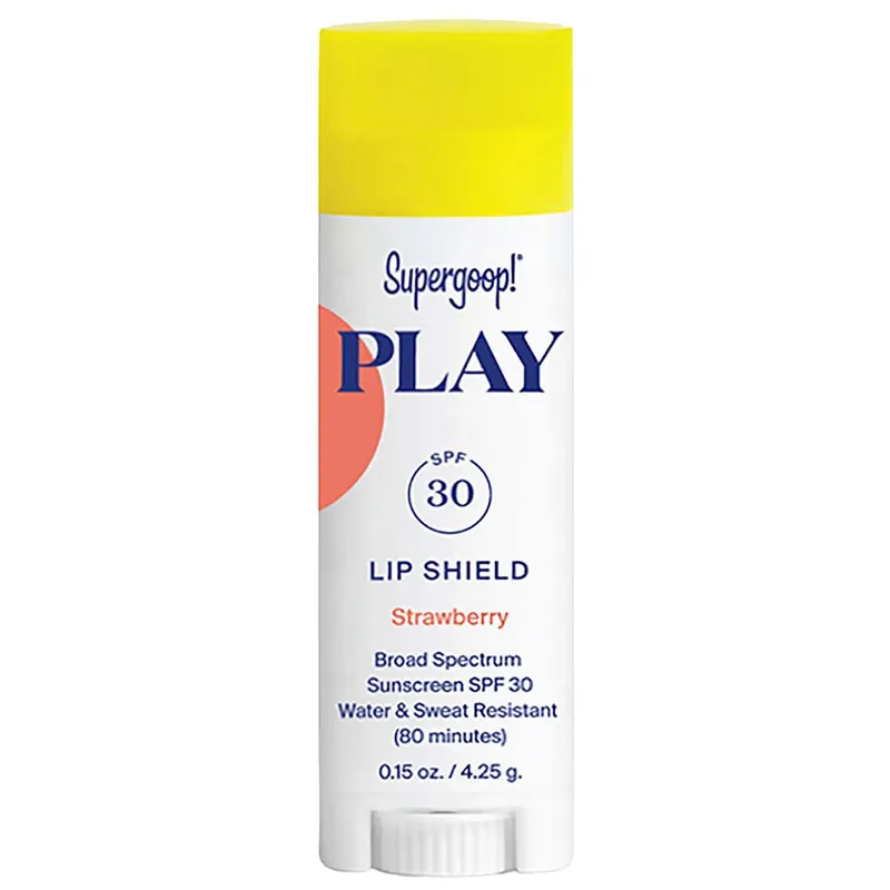 Supergoop!® PLAY Lip Shield SPF 30 Strawberry 0.15 oz. - Paula's Choice