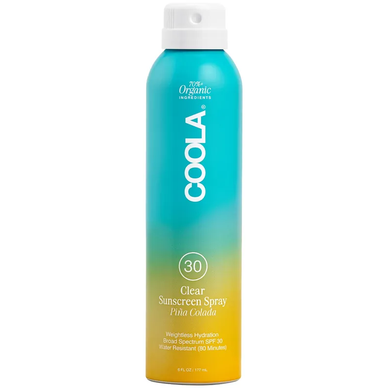 COOLA Classic Body Organic Sunscreen Spray SPF 30 - Pina Colada 6 oz