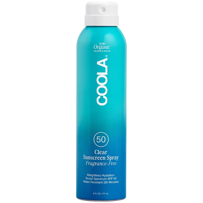 COOLA Classic Body Organic Sunscreen Spray SPF 50 - Fragrance-Free 6oz