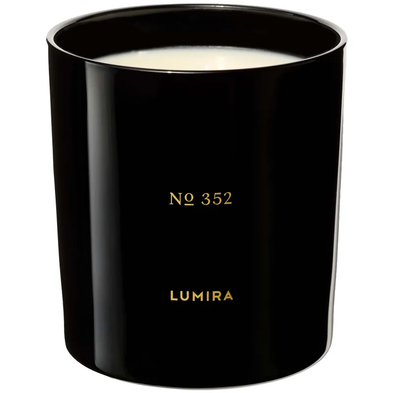 LUMIRA No.352 Leather and Cedar Black Candle 10.5 oz - SkinCeuticals