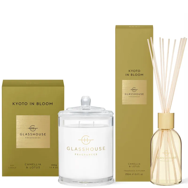 Glasshouse Kyoto in Bloom Candle and Liquid Diffuser - SkinCeuticals
