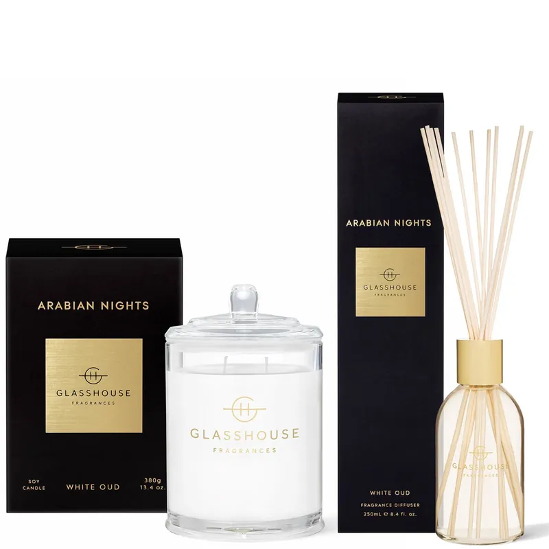 Glasshouse Arabian Nights Candle and Liquid Diffuser - SkinCeuticals