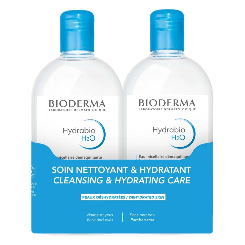 Bioderma Hydrabio H2O Micellar Water Duo 16.9 oz (Worth $40.00) - Marvis