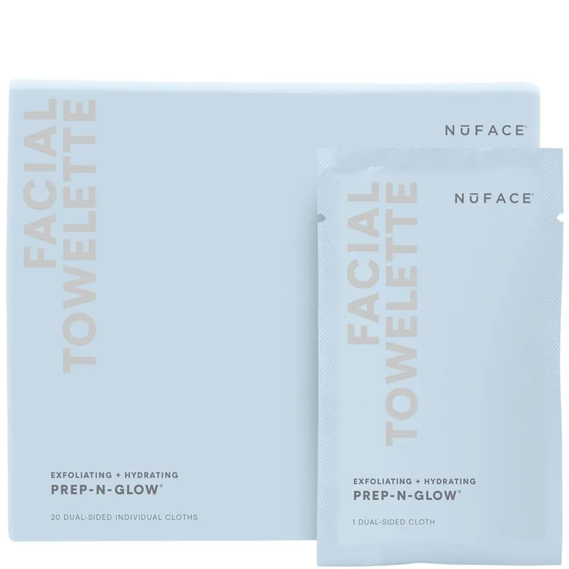NuFACE Prep-N-Glow Facial Towelette (20 Pack)