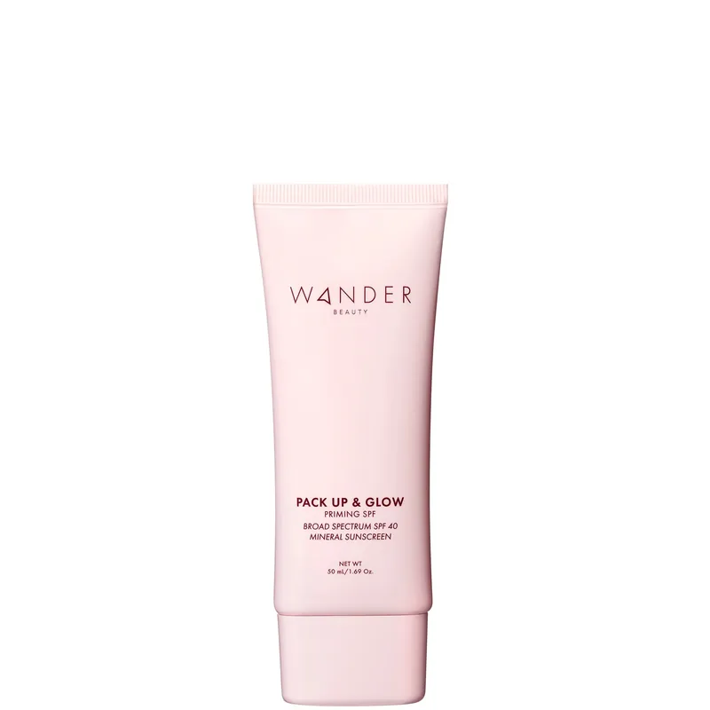 Wander Beauty Pack Up and Glow Priming SPF 40 Mineral Sunscreen - jane iredale