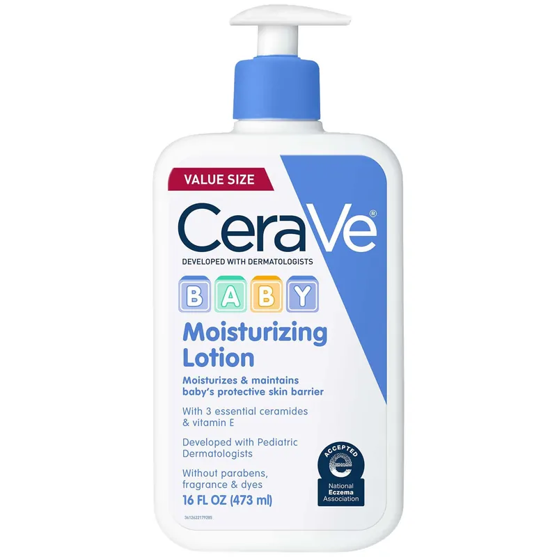 CeraVe Baby Moisturizing Lotion with Hyaluronic Acid and Ceramides (16 fl. oz) - DHC