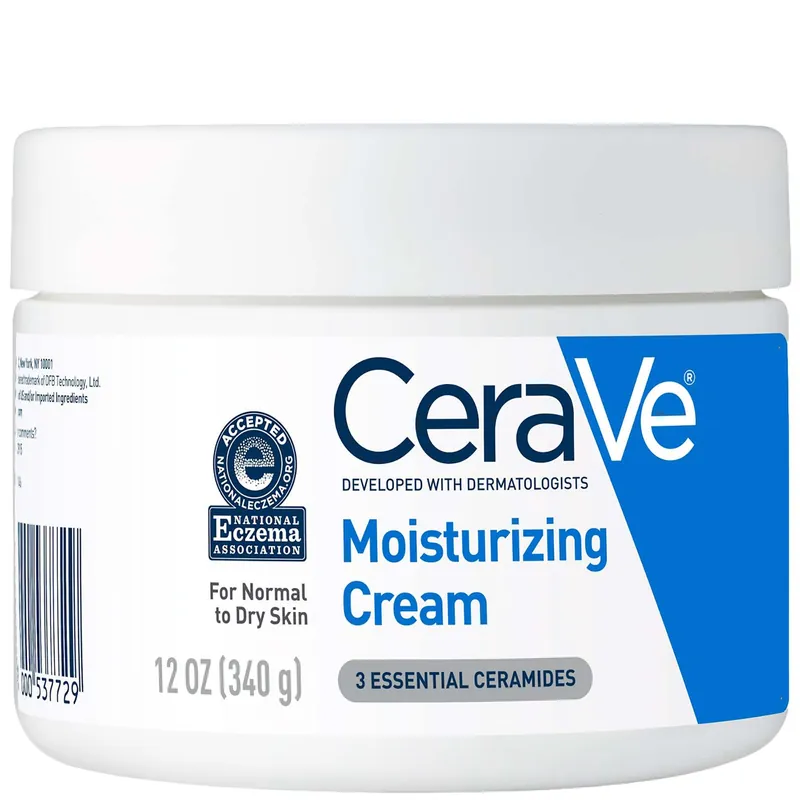 CeraVe Moisturizing Cream Body and Face Moisturizer for Dry Skin (12 fl. oz) - La Roche-Posay