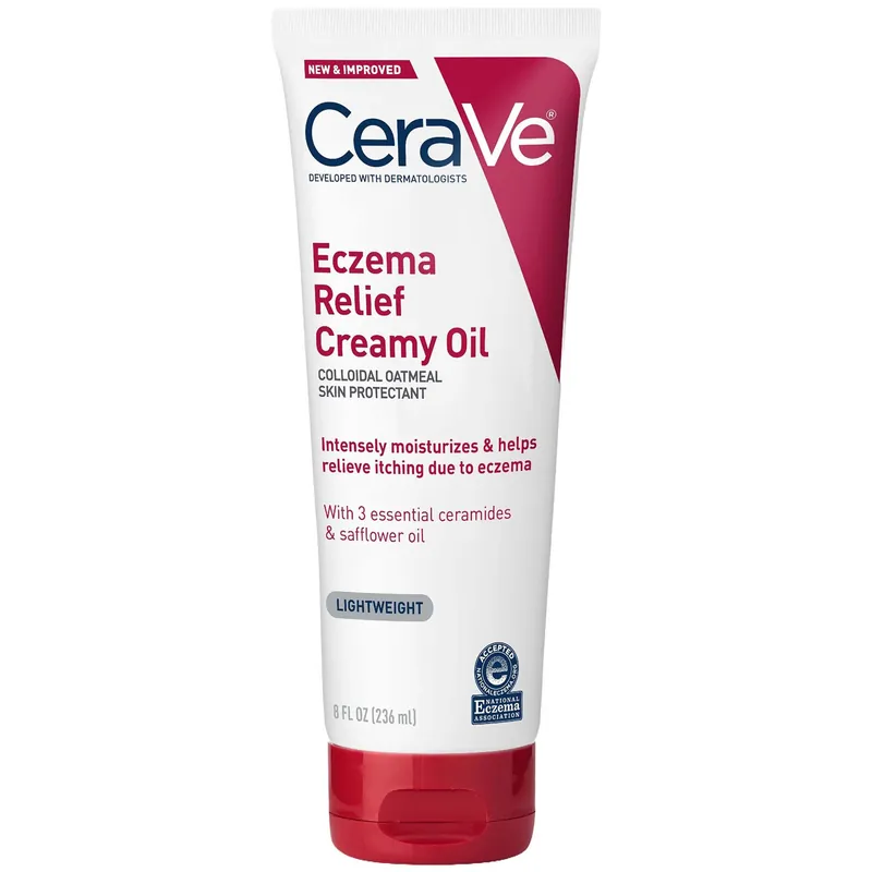 Cerave Eczema Relief Creamy Body Oil with Colloidal Oatmeal (8 fl. oz.) - SkinCeuticals