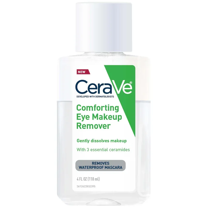 CeraVe Comforting Eye Makeup Remover with Hyaluronic Acid for Waterproof Makeup (4 fl. oz.) - DHC