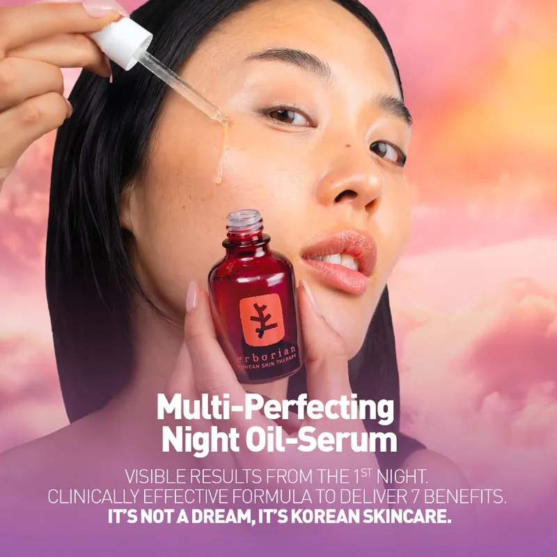 Erborian Skin Therapy Multi-Perfecting Night Oil-Serum 10ml