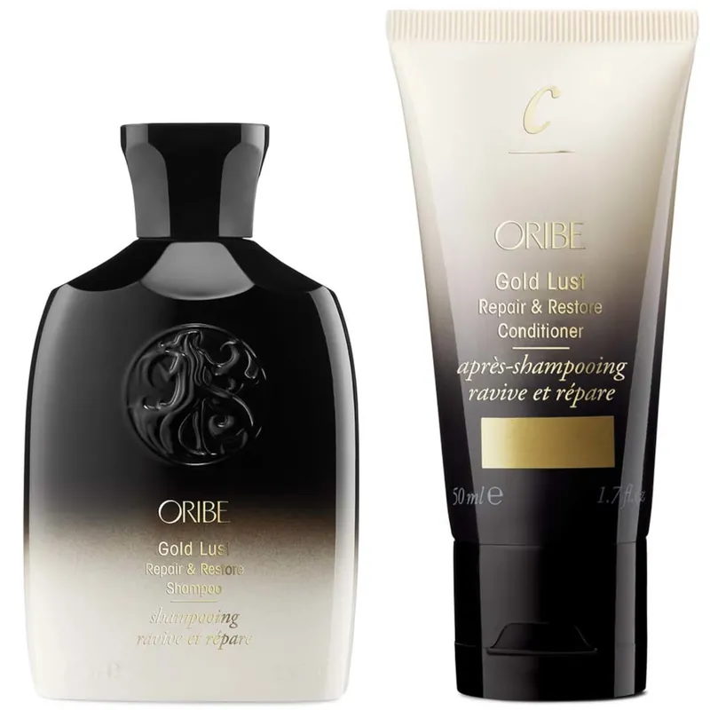 Oribe Gold Lust Repair and Restore Shampoo and Conditioner Travel Bundle - SkinCeuticals