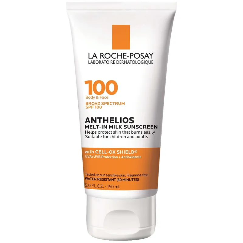 La Roche-Posay Anthelios Melt-in Milk Body Face Sunscreen Lotion Broad Spectrum SPF 100 (Various Sizes)
