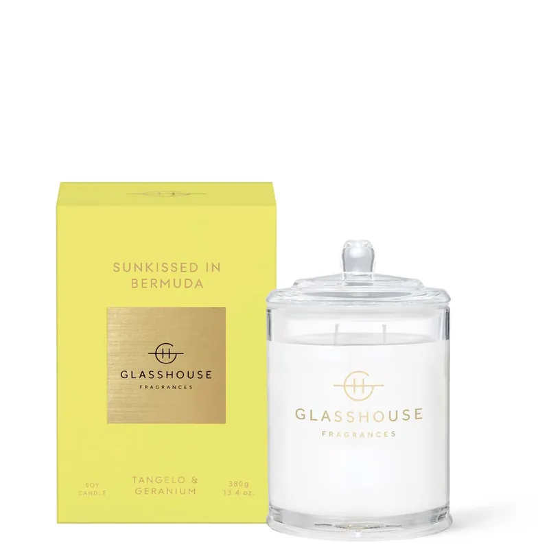 Glasshouse Fragrances Sunkissed in Bermuda Triple Scented Candle 380g - SkinCeuticals
