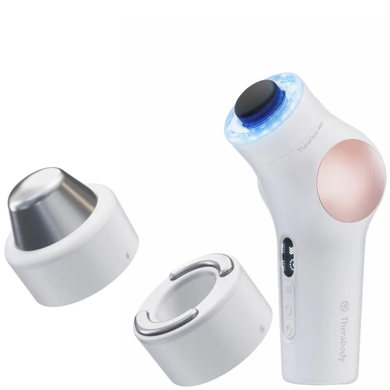 Therabody TheraFace PRO Device with Hot and Cold Ring Set - White