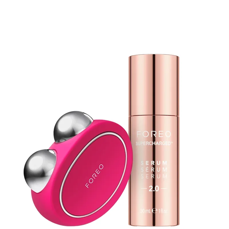 FOREO BEAR 2 Fuchsia and SUPERCHARGED Serum 2.0 Bundle (Worth $458.00) - SkinCeuticals