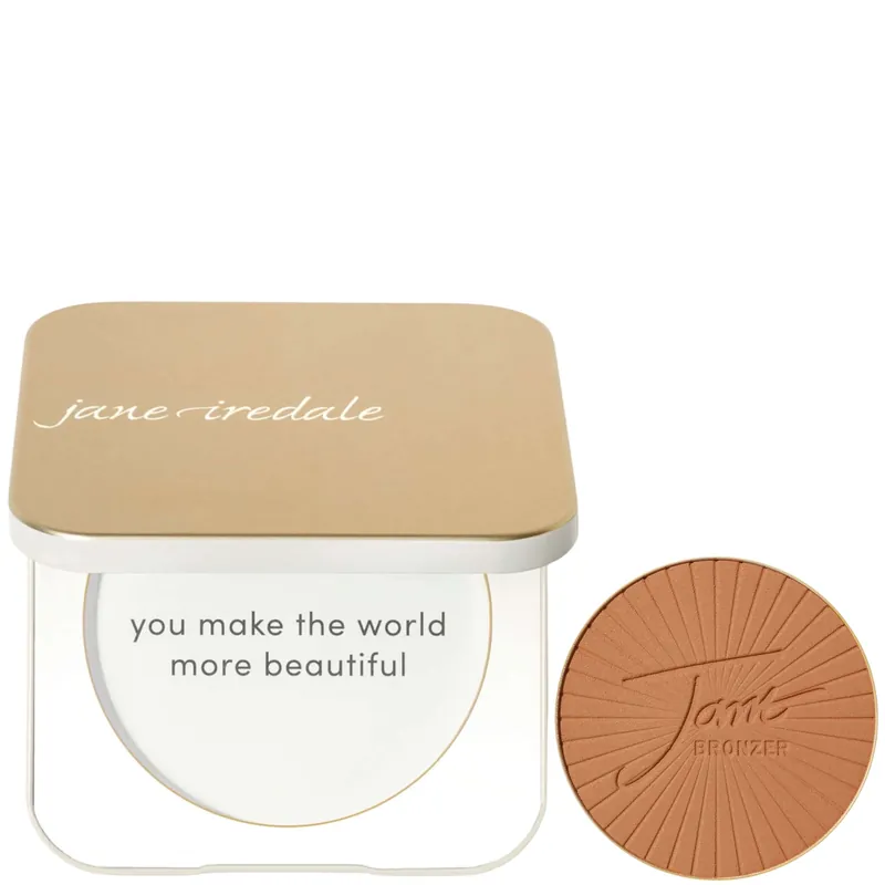 jane iredale Gold Refillable Compact and PureBronze Matte Bronzer Refill 0.9g (Various Shades) - Epionce