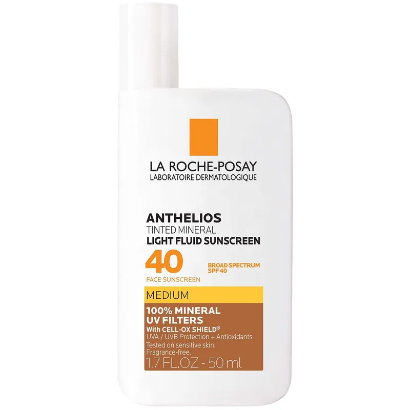 La Roche-Posay Anthelios Tinted Mineral Light Fluid SPF 40 (Various Shades)