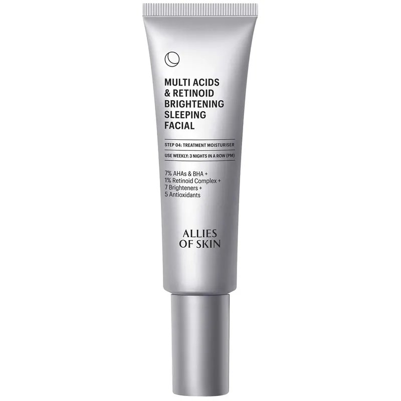 Allies of Skin Multi Acids & Retinoid Brightening Sleeping Facial 48ml