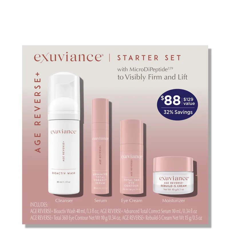 Exuviance Age Reverse+ Starter Set ($120 Value) - SkinCeuticals
