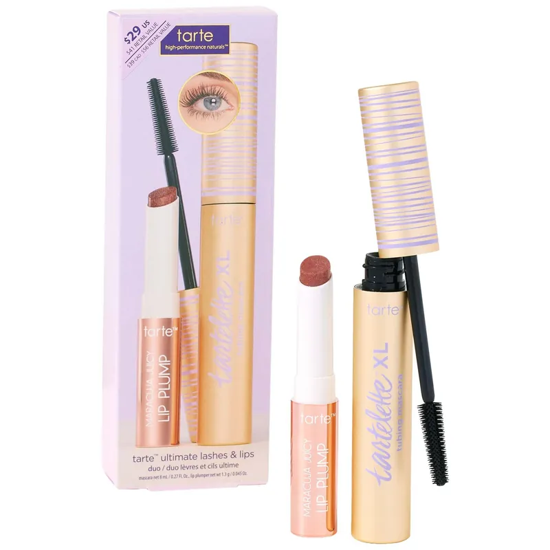 tarte Ultimate Lashes & Lips Mascara & Plump Gloss Duo - SkinCeuticals