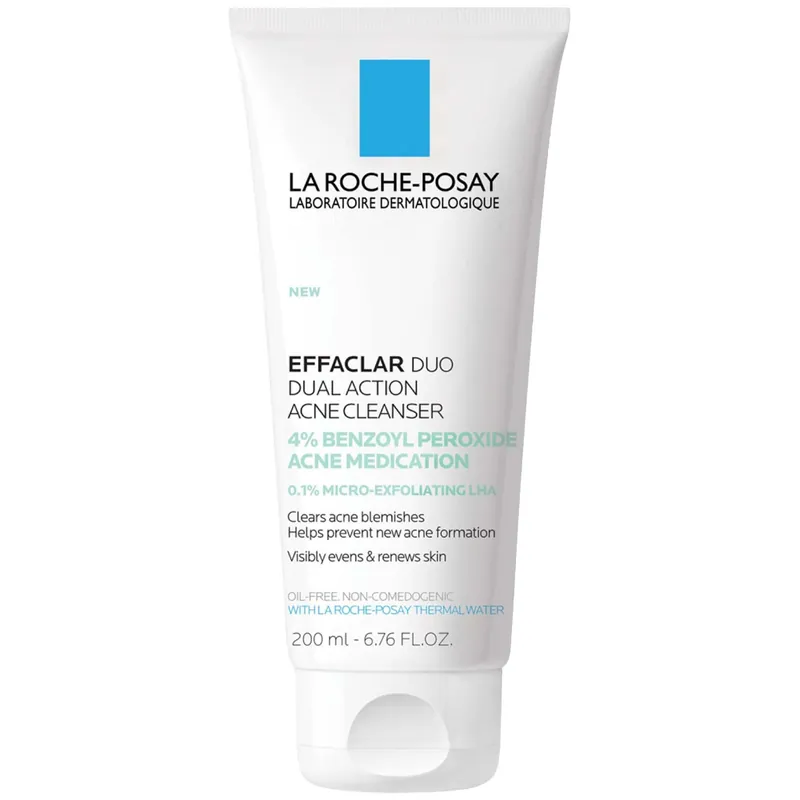 Effaclar Acne Face Wash With 4% Benzoyl Peroxide (6.76 fl. oz.) - La Roche-Posay