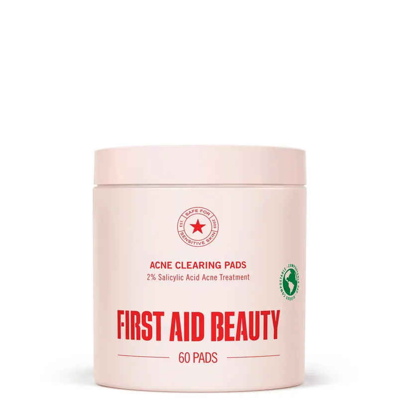 First Aid Beauty Clearing Daily Acne Pads 2% SA Acne Treatment - Paula's Choice