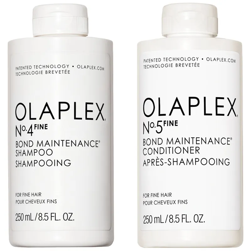 Olaplex No.4 and No.5 Fine Bond Maintenance Bundle - Moroccanoil