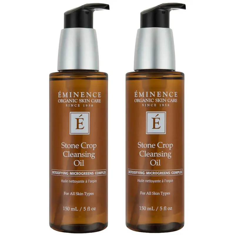 Eminence Organic Skin Care Stone Crop Cleansing Oil Duo - SkinCeuticals