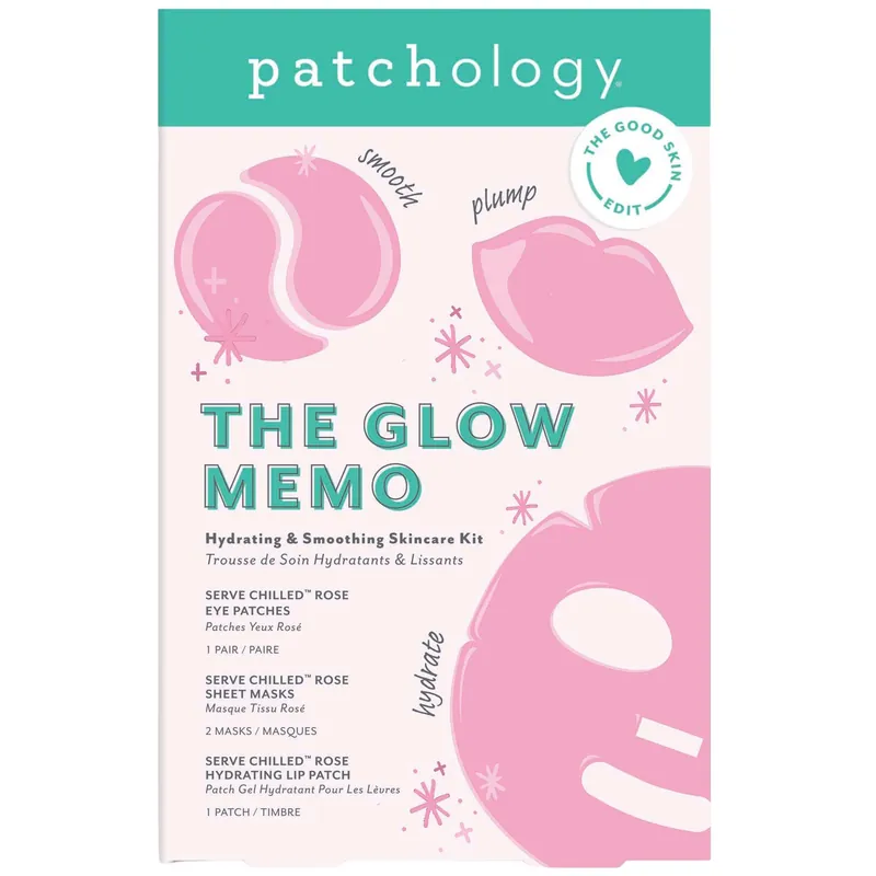 Patchology The Glow Memo Hydrating & Smoothing Skincare Kit - SkinCeuticals