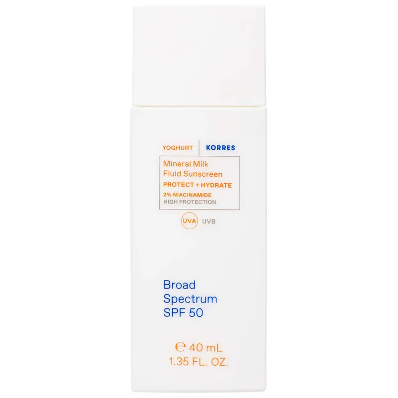 KORRES Mineral Milk Fluid Sunscreen SPF 50 40ml - Paula's Choice