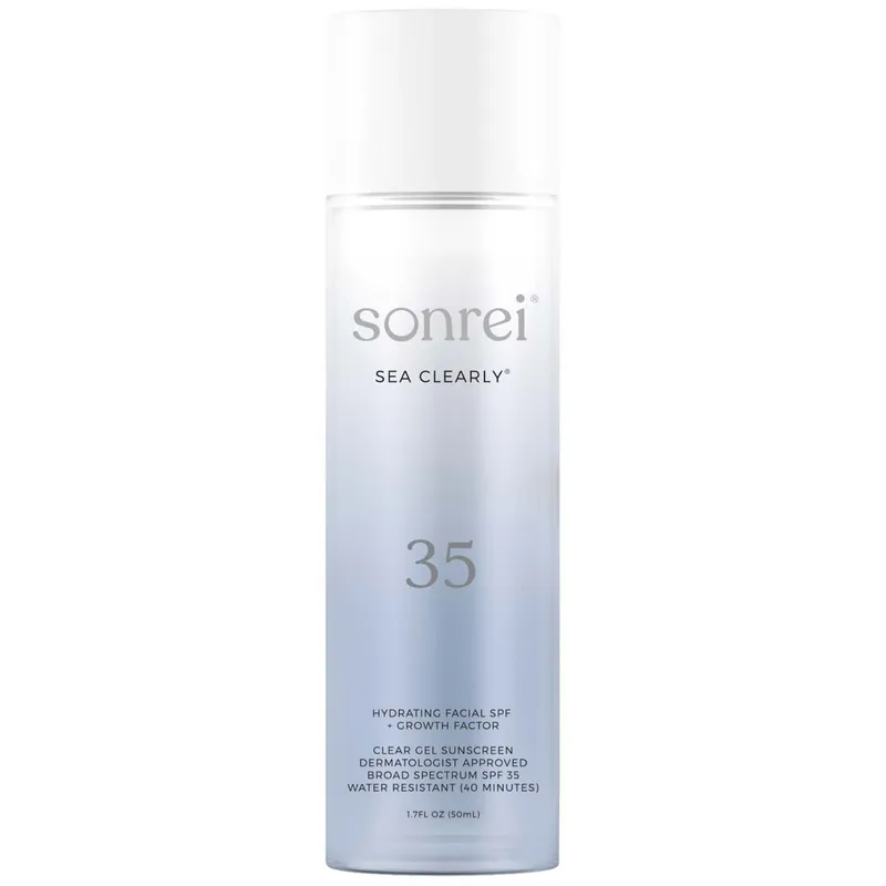 Sonrei Sea Clearly Hydrating Facial SPF 35 + Growth Factor Clear Gel Sunscreen 50ml - SkinCeuticals