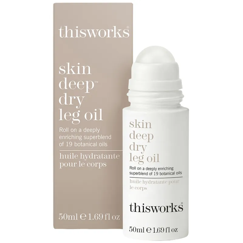 this works Skin Deep Dry Leg Oil 50ml Roller - SkinCeuticals