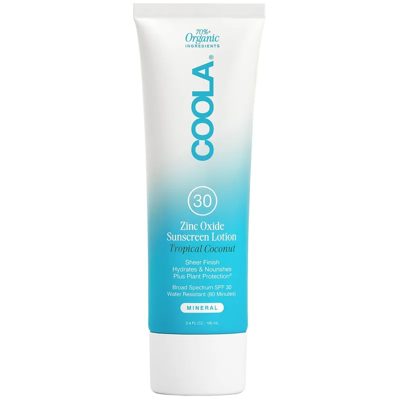 COOLA Mineral Body Organic Sunscreen Tropical Coconut Lotion SPF 30 3.4 oz - SkinCeuticals